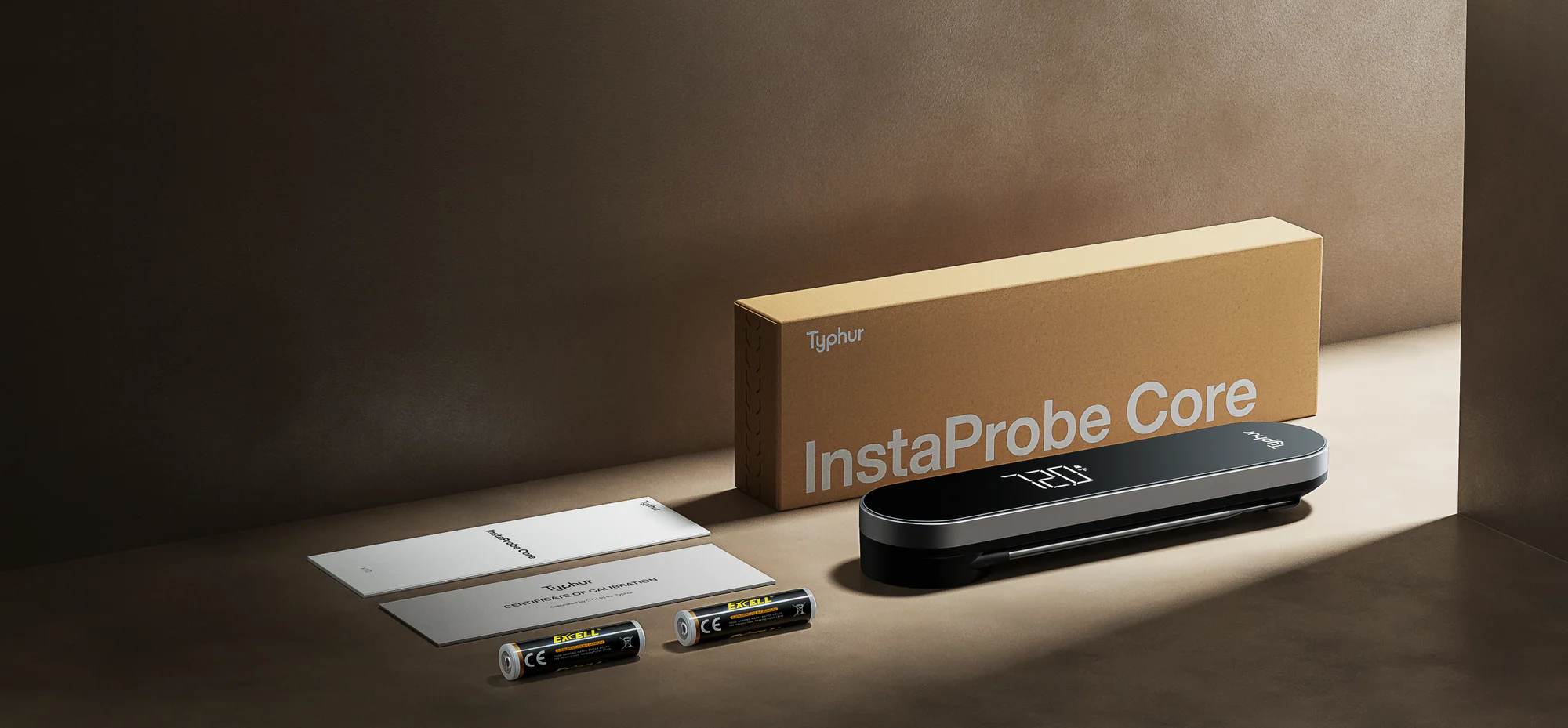 Typhur InstaProbe Core in de doos